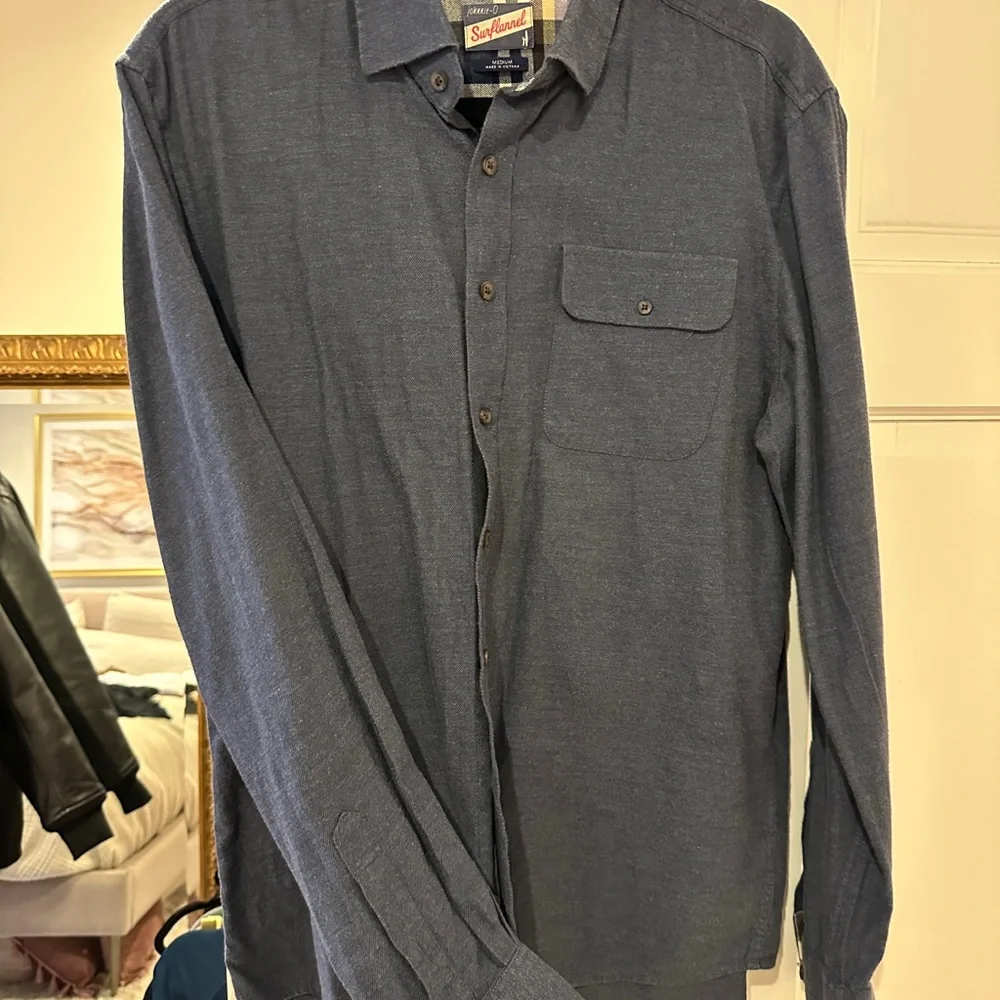 Johnnie-O Casual Button-Down Shirt / Twilight (Navy) Color / Men’s M Size - Picture 4 of 7